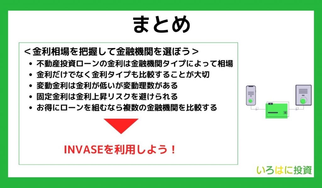 【まとめ】金利相場を把握して状況に合った金融機関を選ぼう