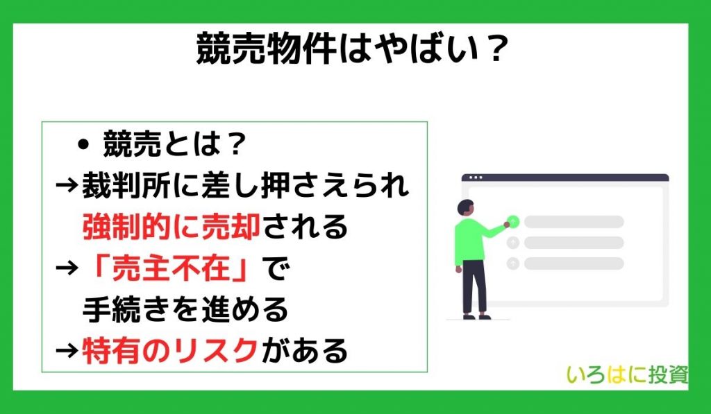 競売物件はやばい?