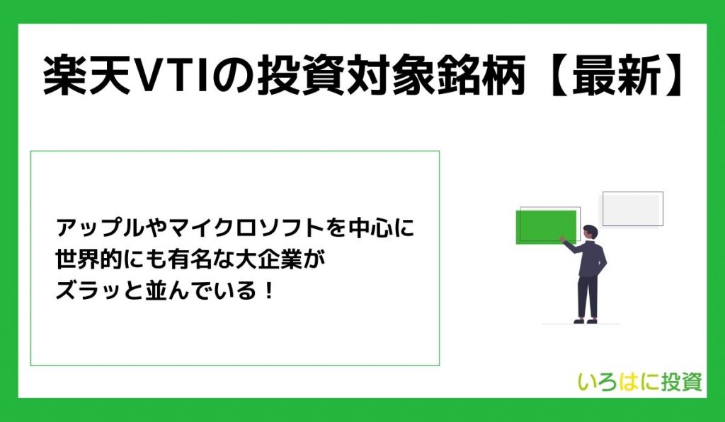 楽天VTIの投資対象銘柄【最新】