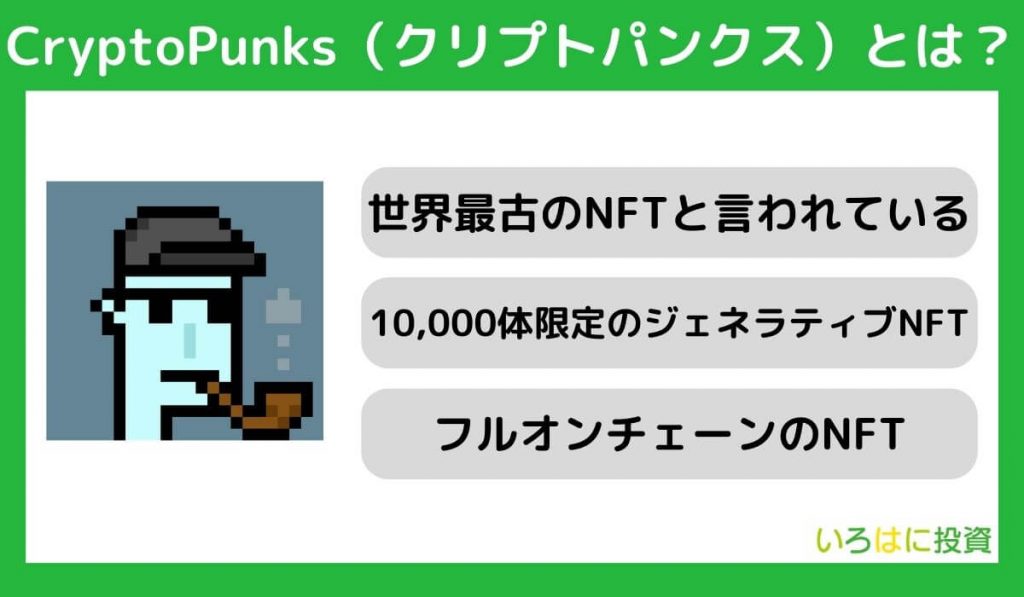 CryptoPunks（クリプトパンクス）とは？