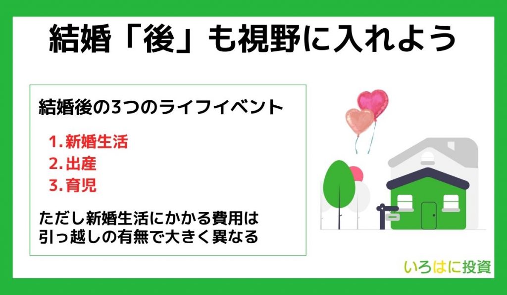 結婚後も視野に入れよう