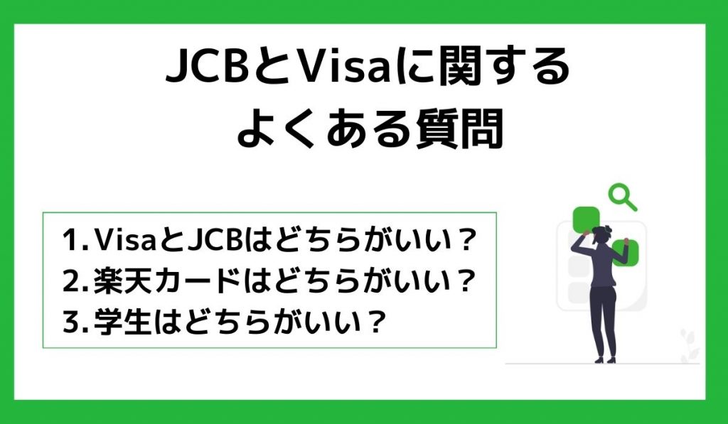 JCBとVisaに関するよくある質問