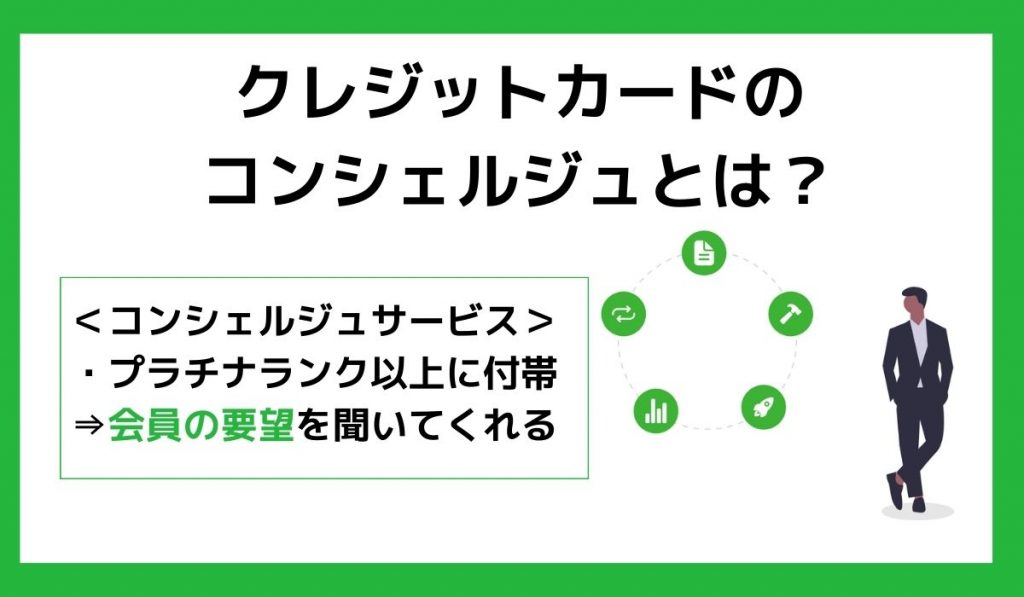 クレジットカードのコンシェルジュとは？