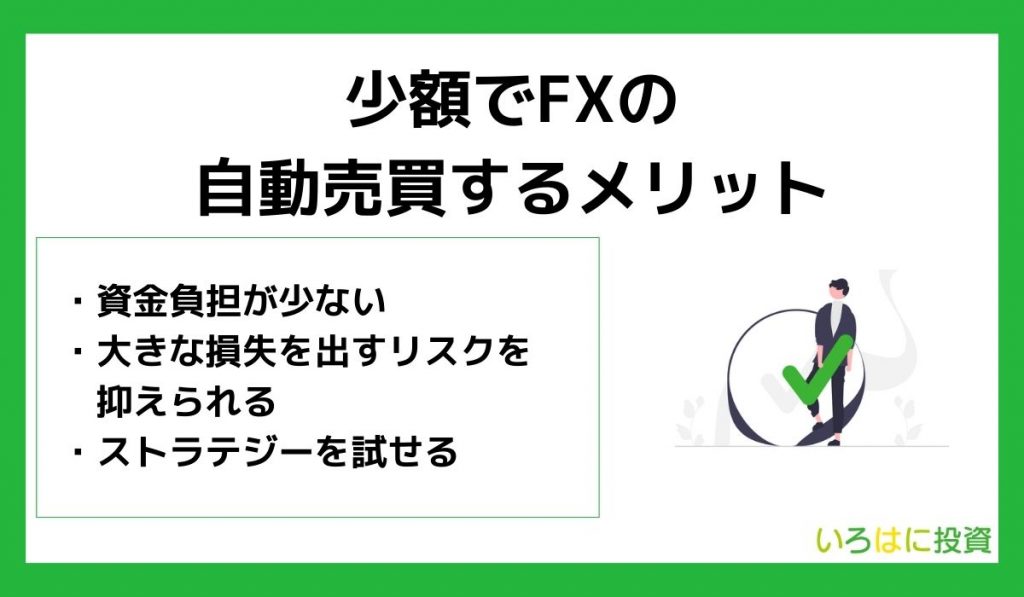 少額でFXの自動売買するメリット