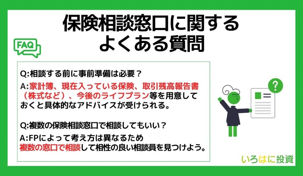 保険相談窓口に関するよくある質問