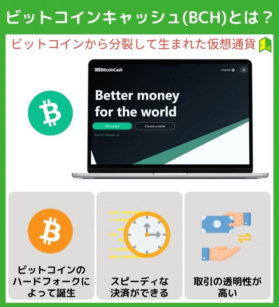 仮想通貨ビットコインキャッシュ(BCH)とは？