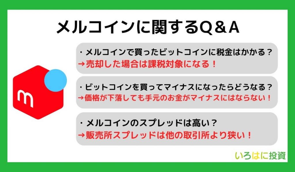 メルコイン（メルカリのビットコイン取引サービス）に関するQ＆A