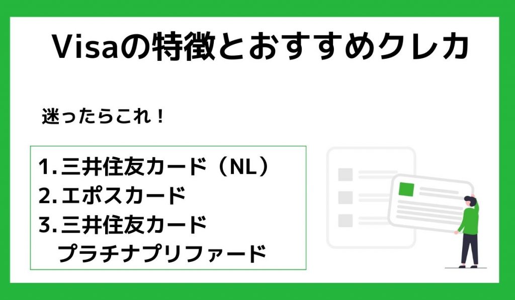 Visaの特徴とおすすめクレカ