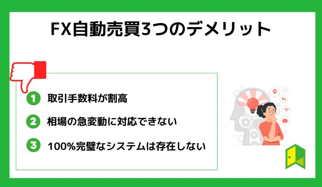 自動売買3つのデメリット