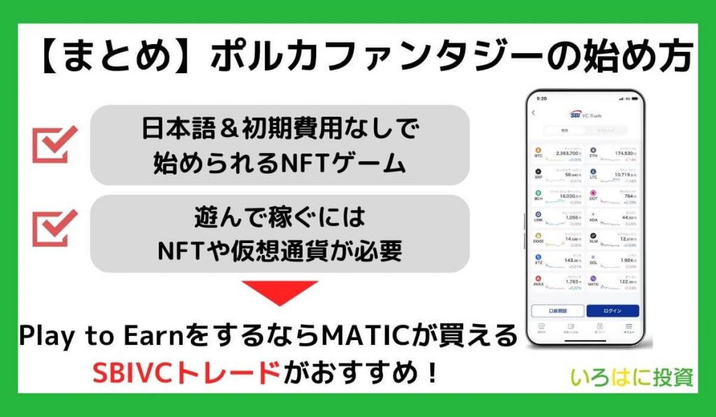 【まとめ】ポルカファンタジーの始め方