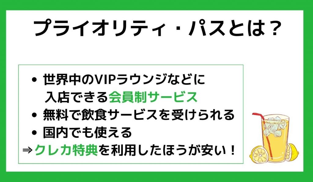 そもそもプライオリティ・パスとは？