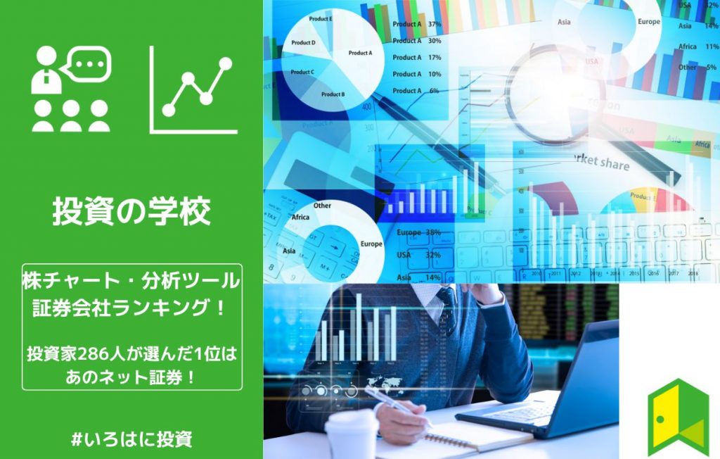 【2023年】株チャート・分析ツールがおすすめの証券会社ランキング!投資家286人が選んだ1位はあのネット証券!【独自調査】
