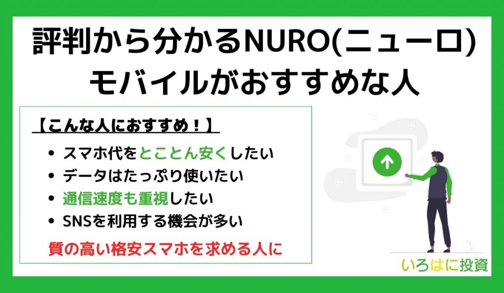 評判から分かるNURO(ニューロ)モバイルがおすすめな人