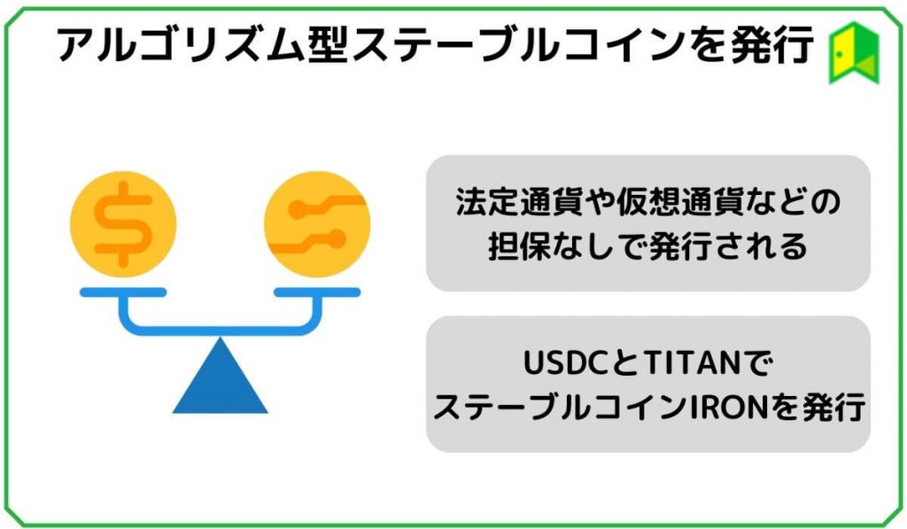 アルゴリズム型ステーブルコインを発行