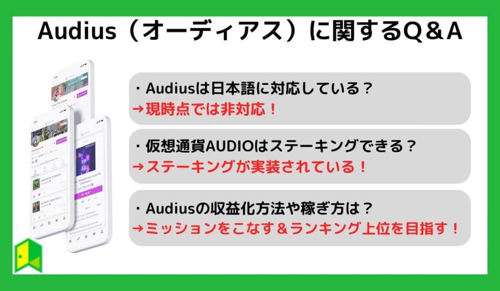 Audius（オーディアス）に関するQ＆A