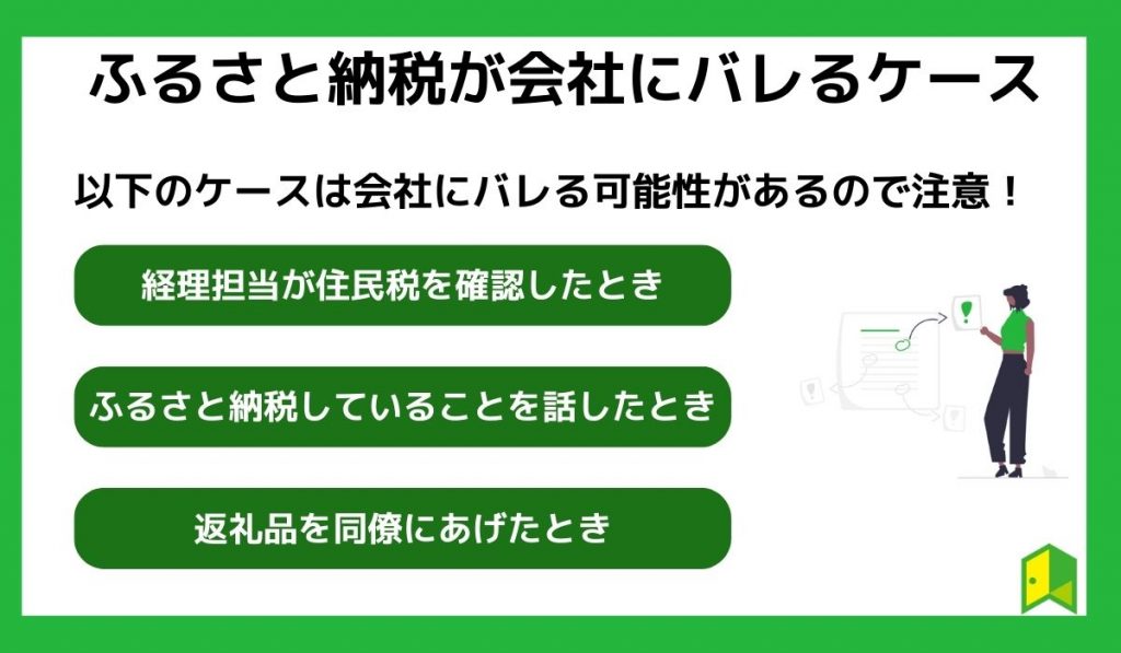 ふるさと納税が会社にバレるケース