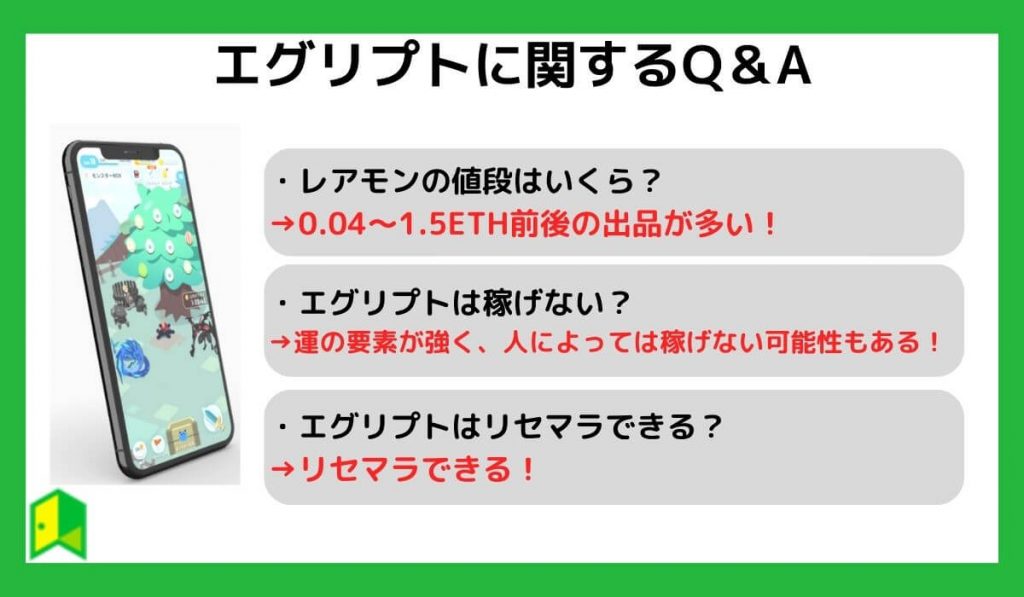 エグリプトに関するQ＆A