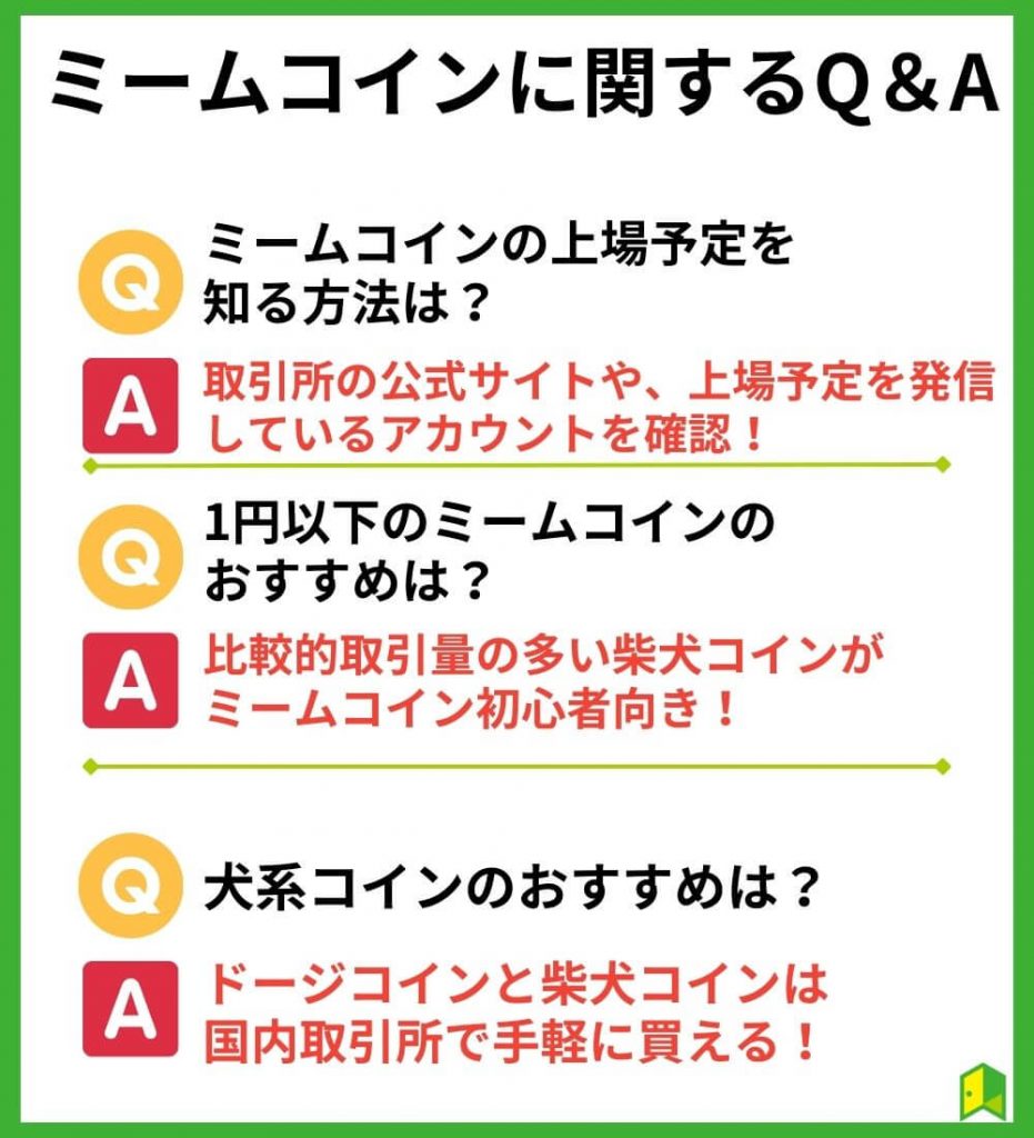 ミームコインに関するQ＆A