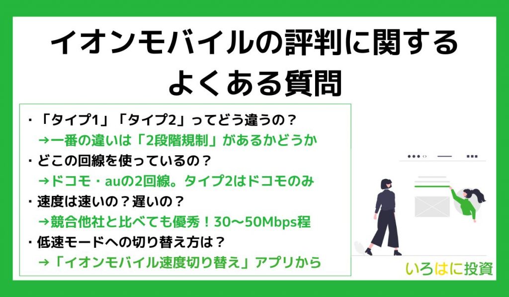 イオンモバイルの評判に関するよくある質問