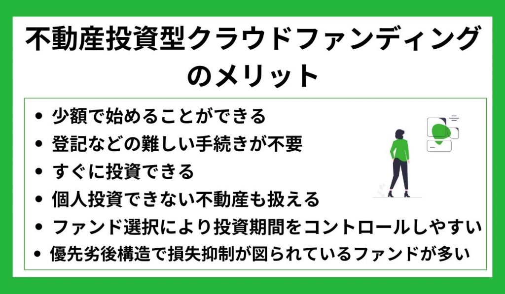 不動産投資型クラウドファンディングのメリット
