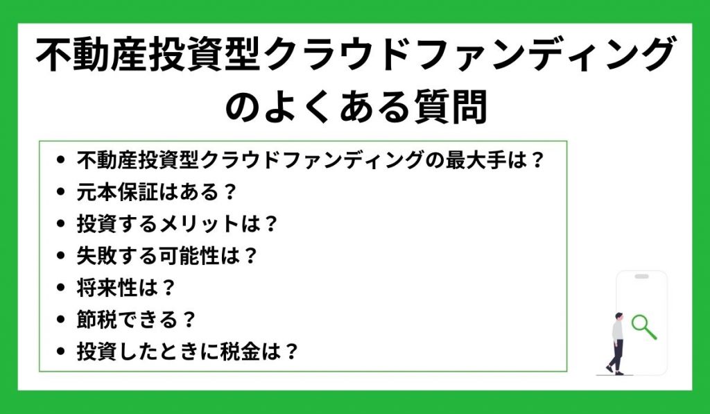 不動産投資型クラウドファンディングのよくある質問