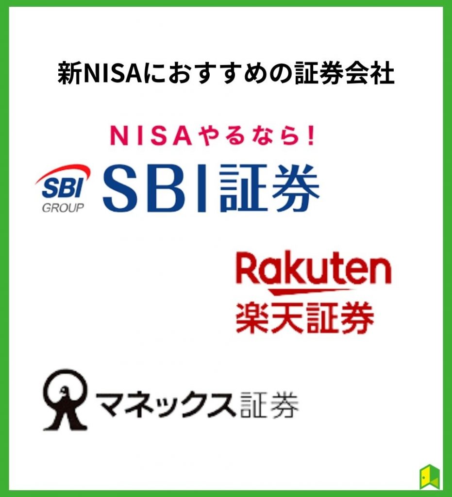 新NISAの成長投資枠を活用したい方におすすめの証券会社