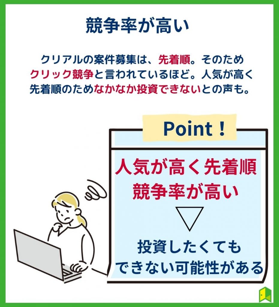 競争率が高い