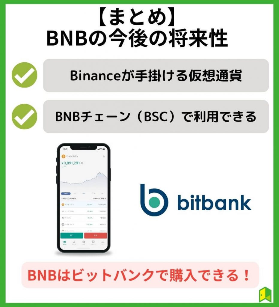 【まとめ】仮想通貨BNB（バイナンスコイン）の将来性・買い方