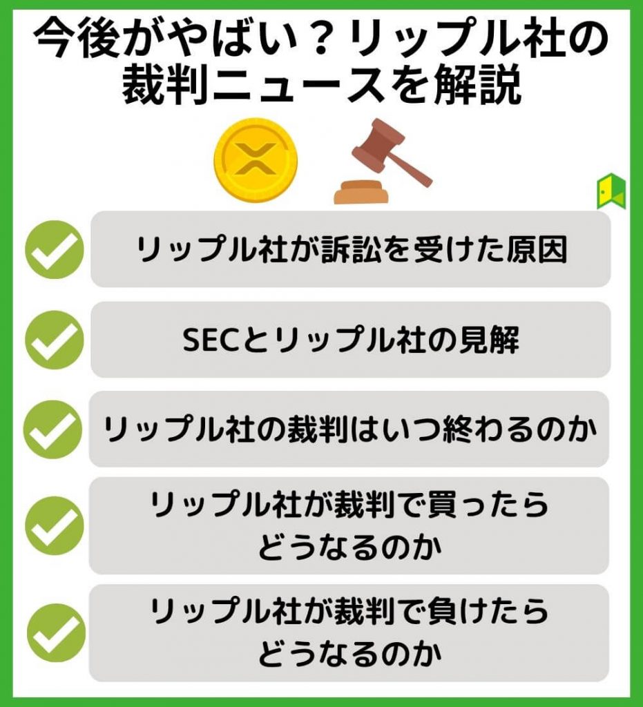 今後がやばい？リップル社の裁判ニュースを解説