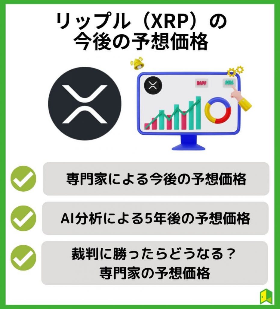 リップル（XRP）の今後の予想価格【上がらない？】