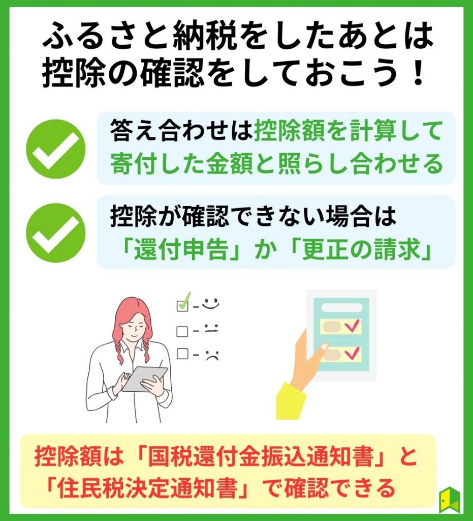 【まとめ】ふるさと納税をしたあとは控除の確認をしておこう！