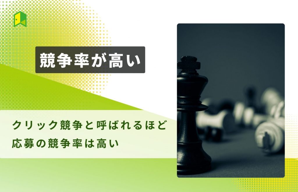 競争率の高さについて言及