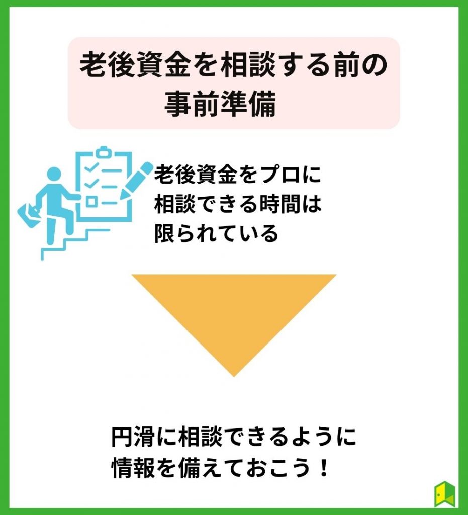 老後資金を相談する前の事前準備