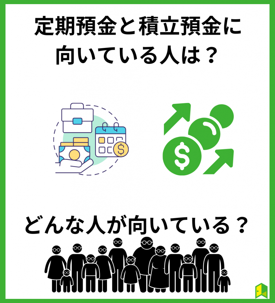 定期預金と積立預金に向いている人は？