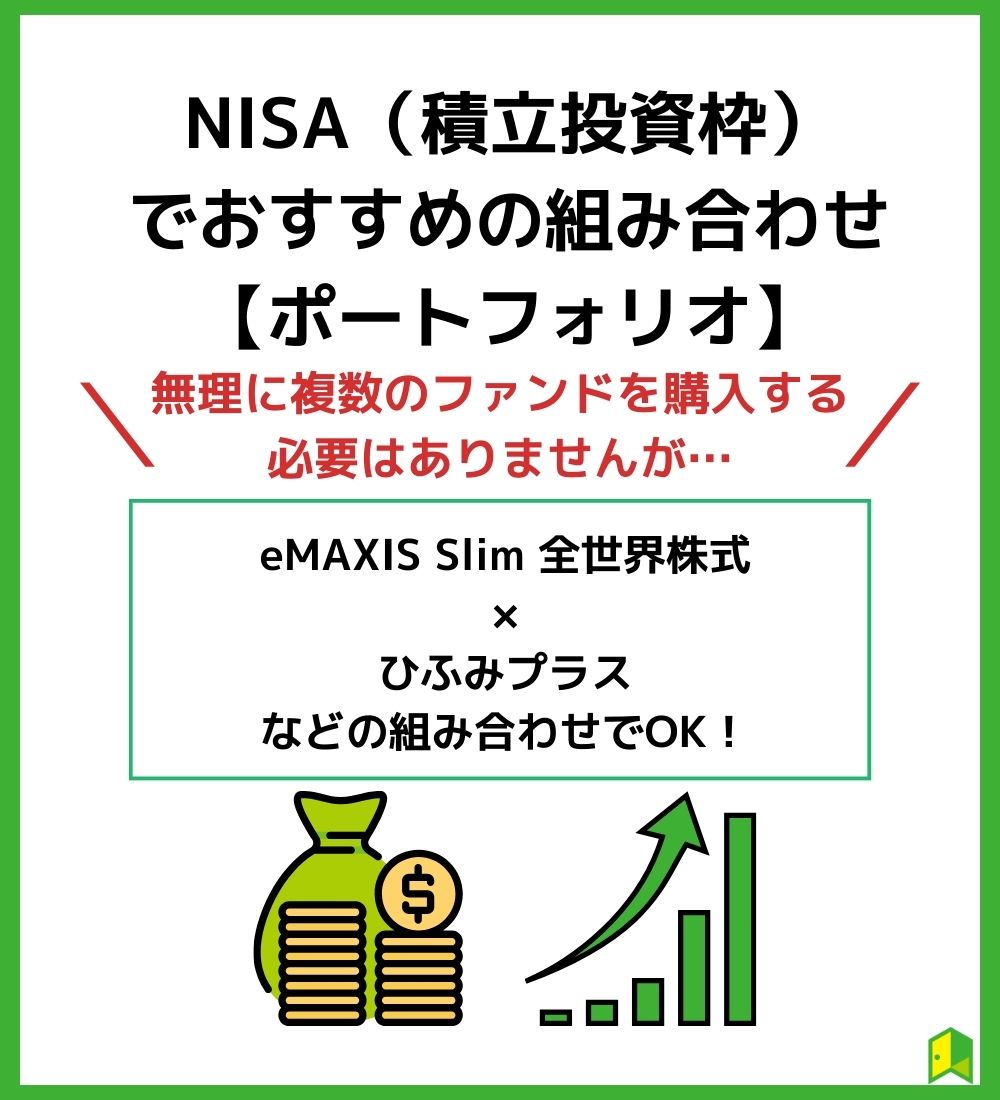 NISA（積立投資枠）でおすすめの組み合わせ【ポートフォリオ】