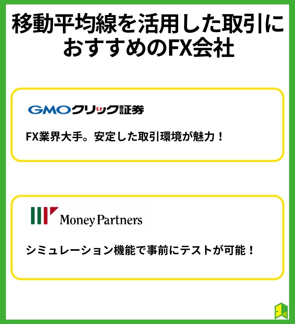 移動平均線を活用した鳥hきにおすすめのFX会社