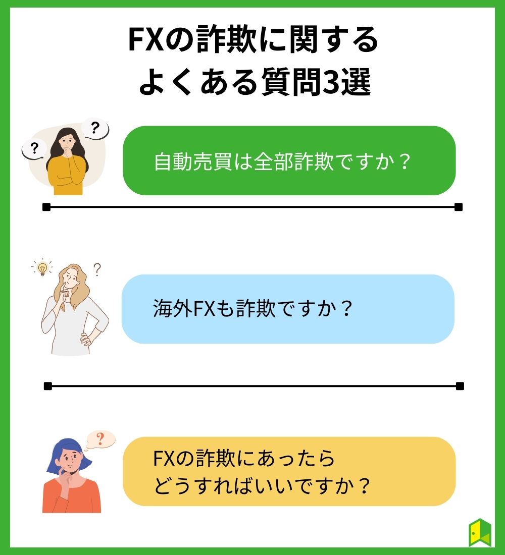 FXの詐欺に関するよくある質問