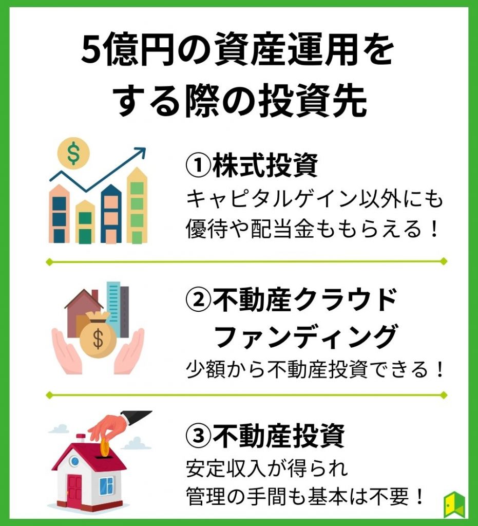 5億円のおすすめ運用方法