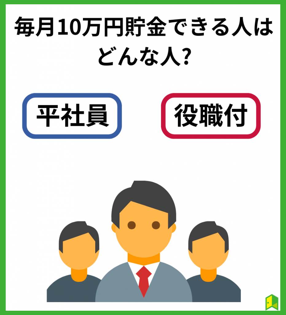 毎月10万円貯金できる人はどんな人?